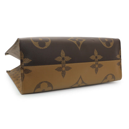 Exclusive Louis Vuitton Reverse Monogram Giant Onthego GM — Back View