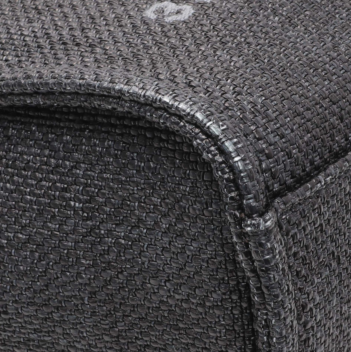 Exclusive Chanel Mini Raffia Deauville Shopping Bag — Top View