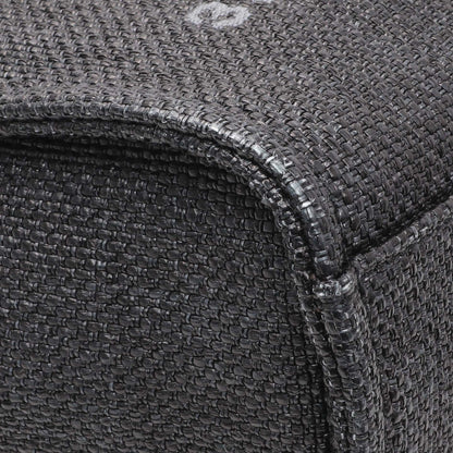 Exclusive Chanel Mini Raffia Deauville Shopping Bag — Top View