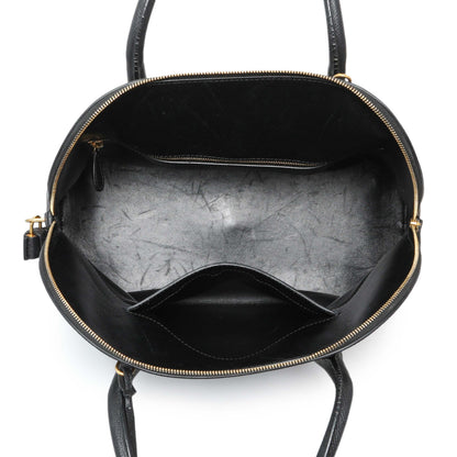 Exclusive Balenciaga Black Grained Calfskin M Ville Top Handle Bag — Alternate View 8
