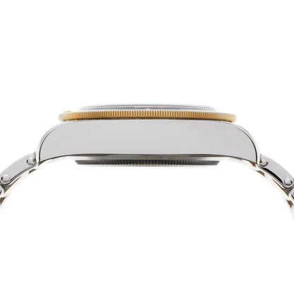 Exclusive Tudor Stainless Steel 18K Yellow Gold Black Bay S&G 79733N — Back View