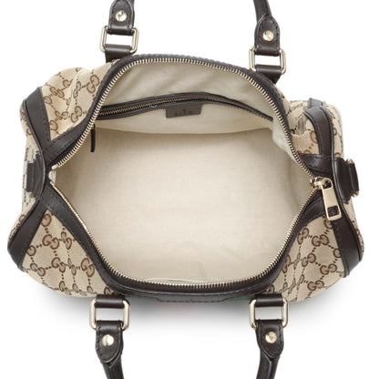 Exclusive Gucci Monogram Vintage Web Original GG Medium Boston Bag — Alternate View 8