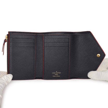 Exclusive Louis Vuitton Marine Rouge Empreinte Victorine Wallet — Top View