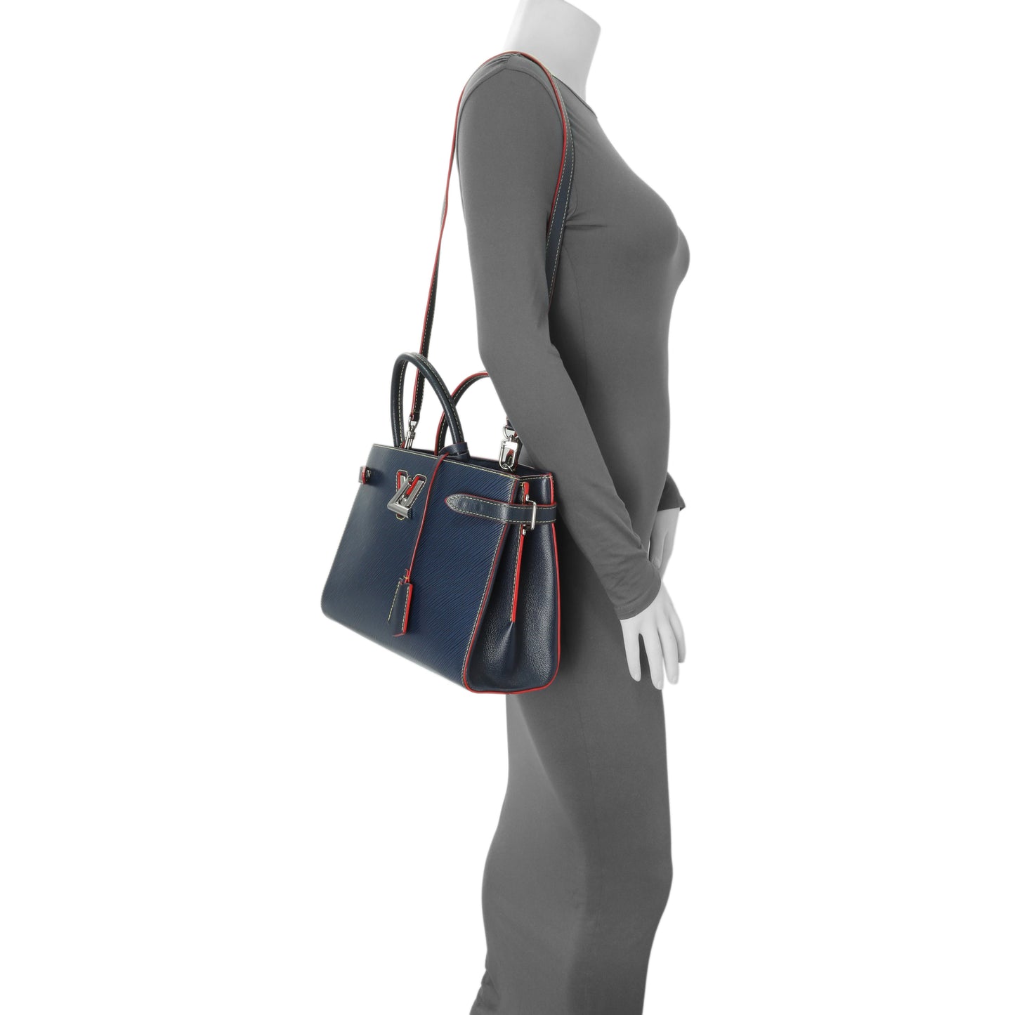 Exclusive Louis Vuitton Indigo Epi Twist Tote — Alternate View 11