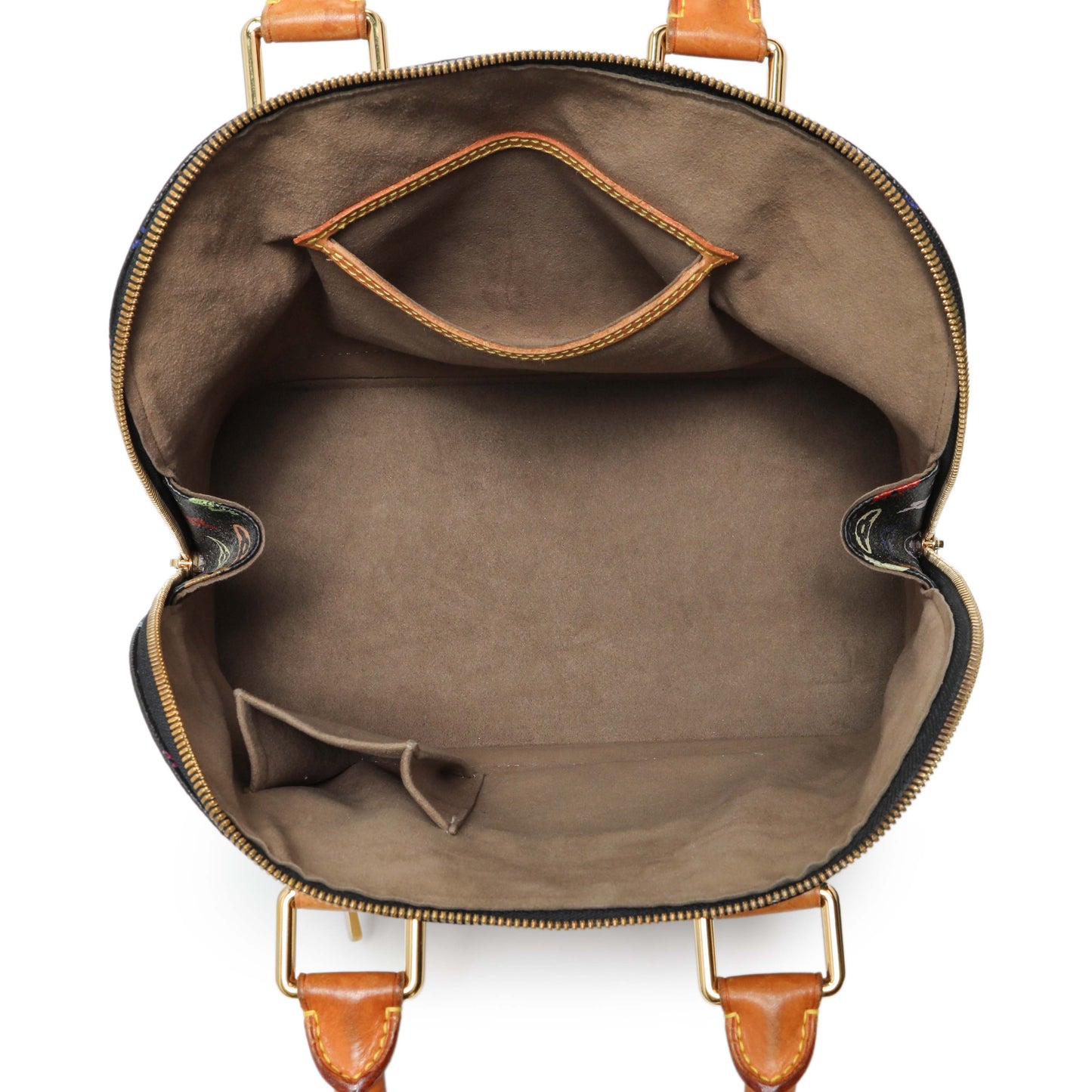 Exclusive Louis Vuitton Black Monogram Multicolor Alma — Alternate View 8