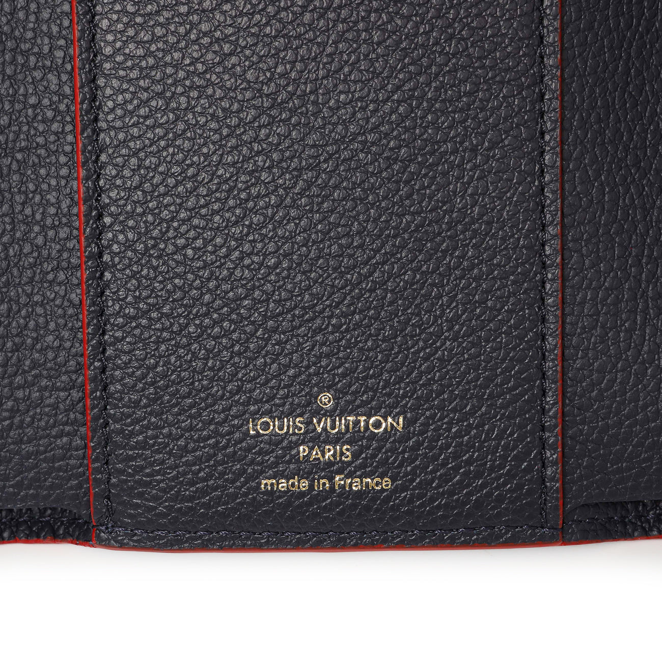 Exclusive Louis Vuitton Marine Rouge Empreinte Victorine Wallet — Detail View