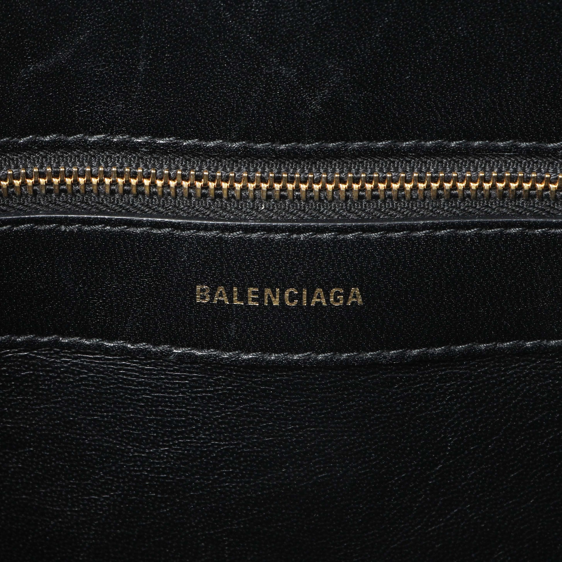 Exclusive Balenciaga Black Grained Calfskin M Ville Top Handle Bag — Alternate View 9