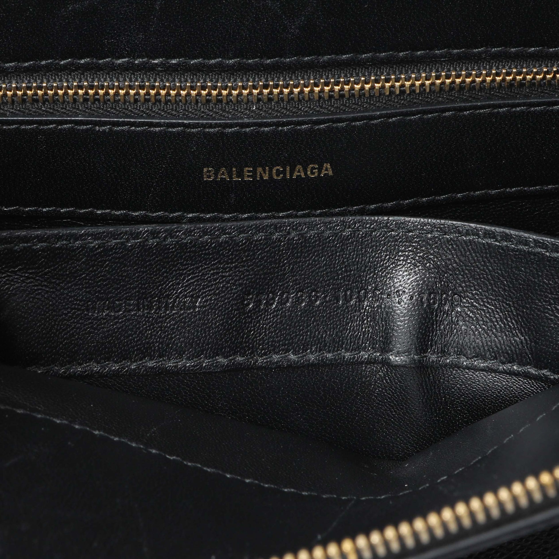 Exclusive Balenciaga Black Grained Calfskin M Ville Top Handle Bag — Alternate View 10