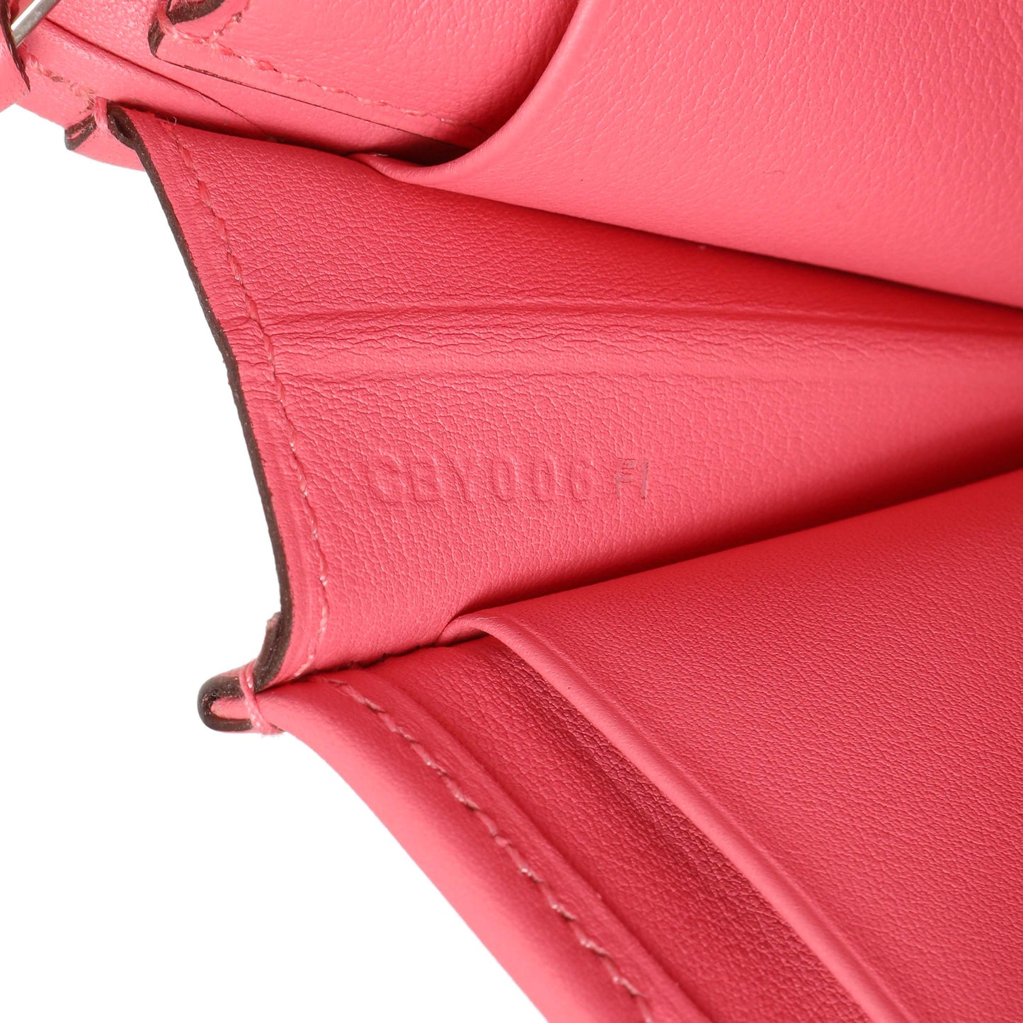 Exclusive Hermes Rose Azalee Swift Jige Duo Clutch — Lifestyle View