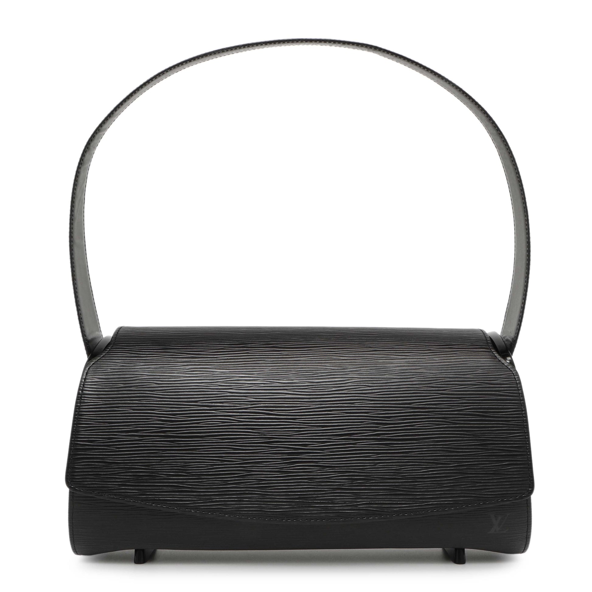 Exclusive Louis Vuitton Black Epi Nocturne GM — Front View