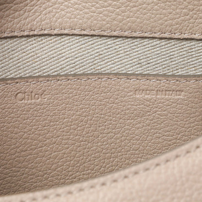 Exclusive Chloe Beige Grained Calfskin Medium Marcie Saddle Bag — Detail View