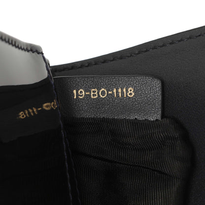 Exclusive Christian Dior Navy Patent Micro-Cannage Diorama Wallet on Chain — Alternate View 14