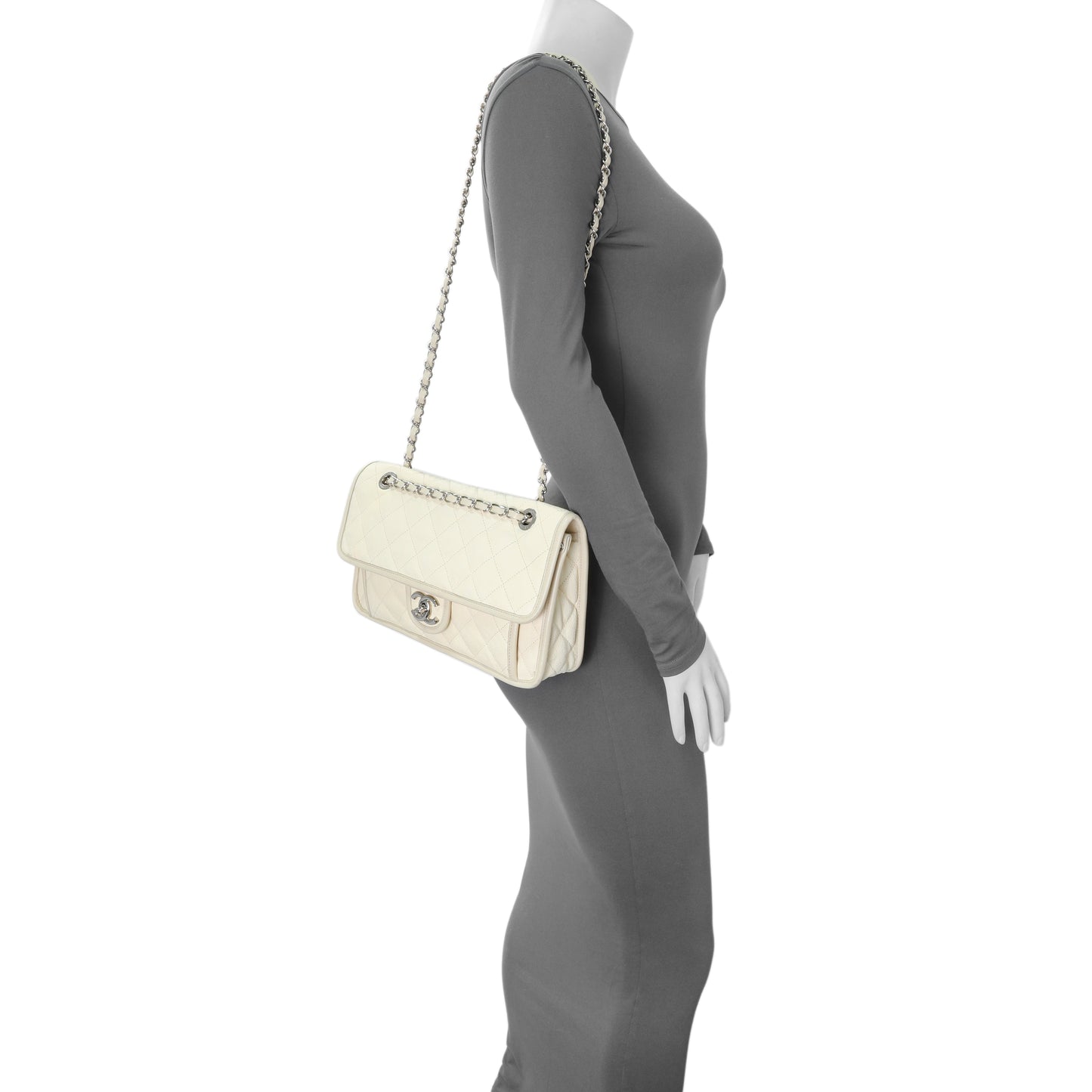 Exclusive Chanel Caviar Medium French Riviera Flap Bag — Alternate View 11