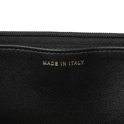 Exclusive Chanel Black Quilted Crumpled Lambskin Pearl Top Handle Wallet on Chain WOC — Alternate View 7