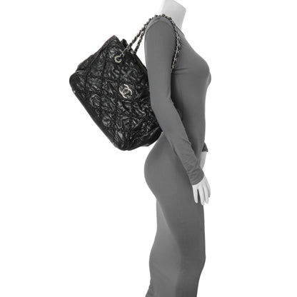 Exclusive Chanel Black Calfskin Ultra Stitch Tote — Alternate View 7
