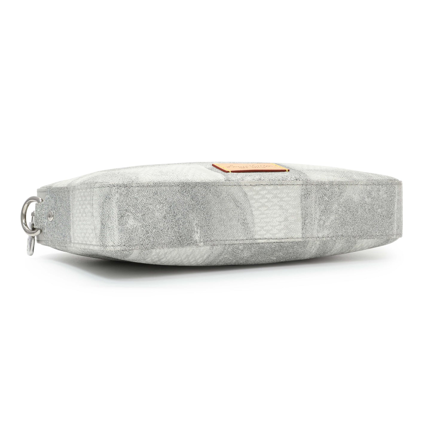 Exclusive Louis Vuitton Stone Grey Damier Salt Trio Messenger — Top View