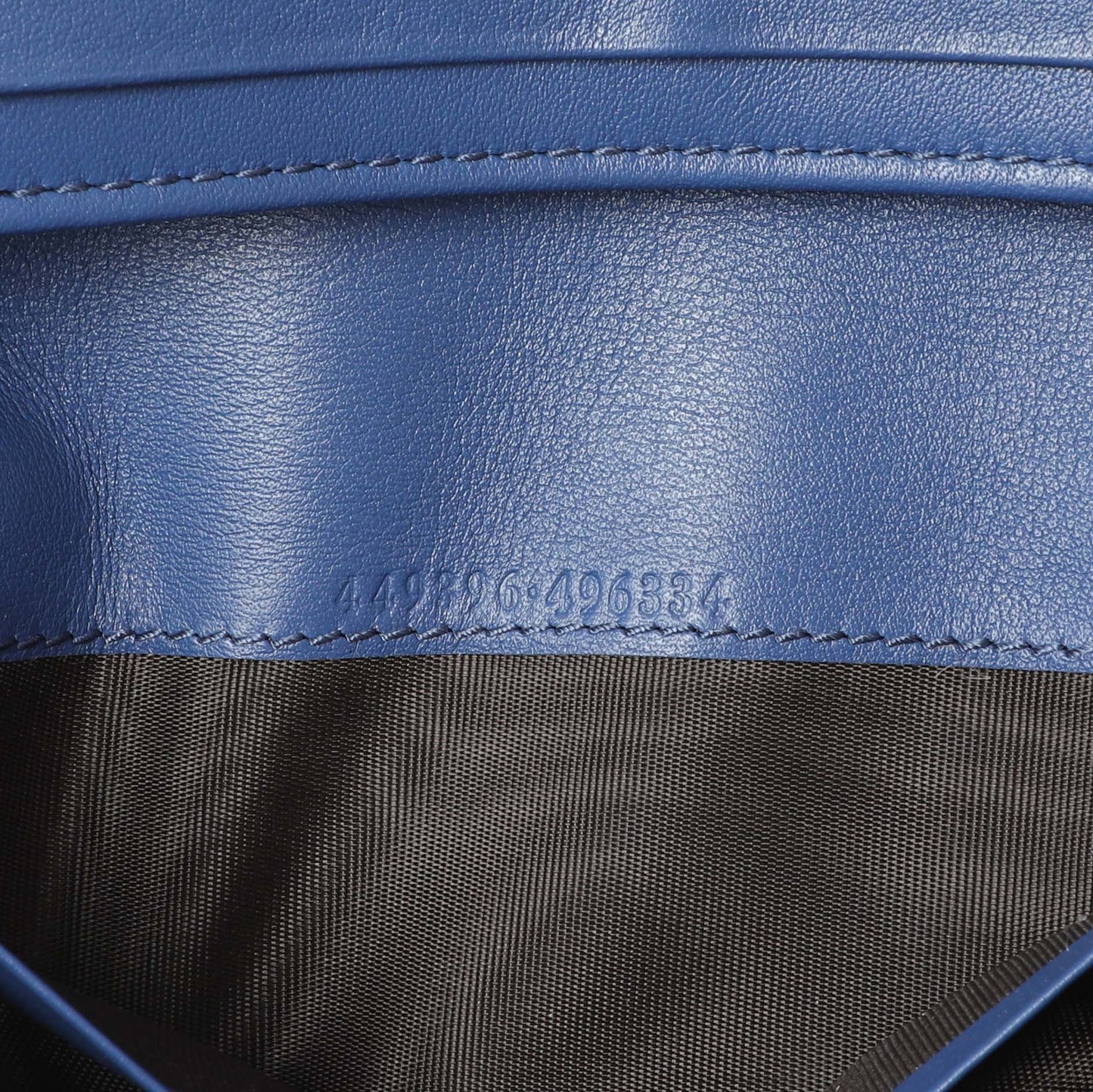Exclusive Gucci Blue Microguccissima Long Wallet — Alternate View 10