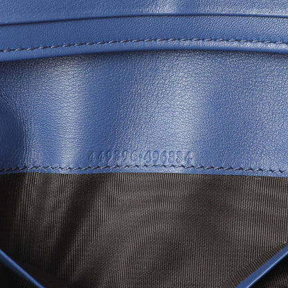 Exclusive Gucci Blue Microguccissima Long Wallet — Alternate View 10