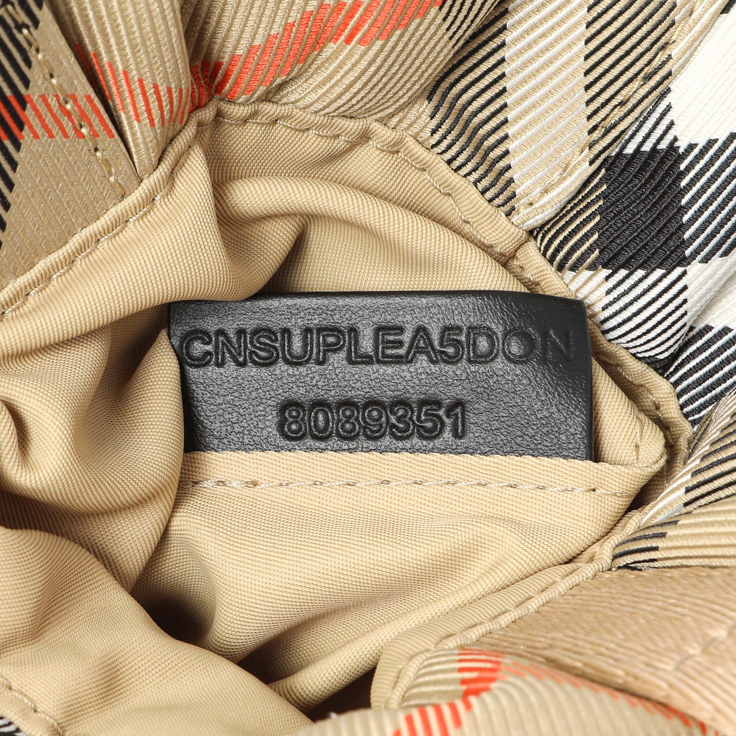 Exclusive Burberry Sand Check Nylon Duck Bottle Holder — Lifestyle View