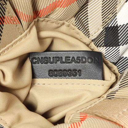 Exclusive Burberry Sand Check Nylon Duck Bottle Holder — Lifestyle View