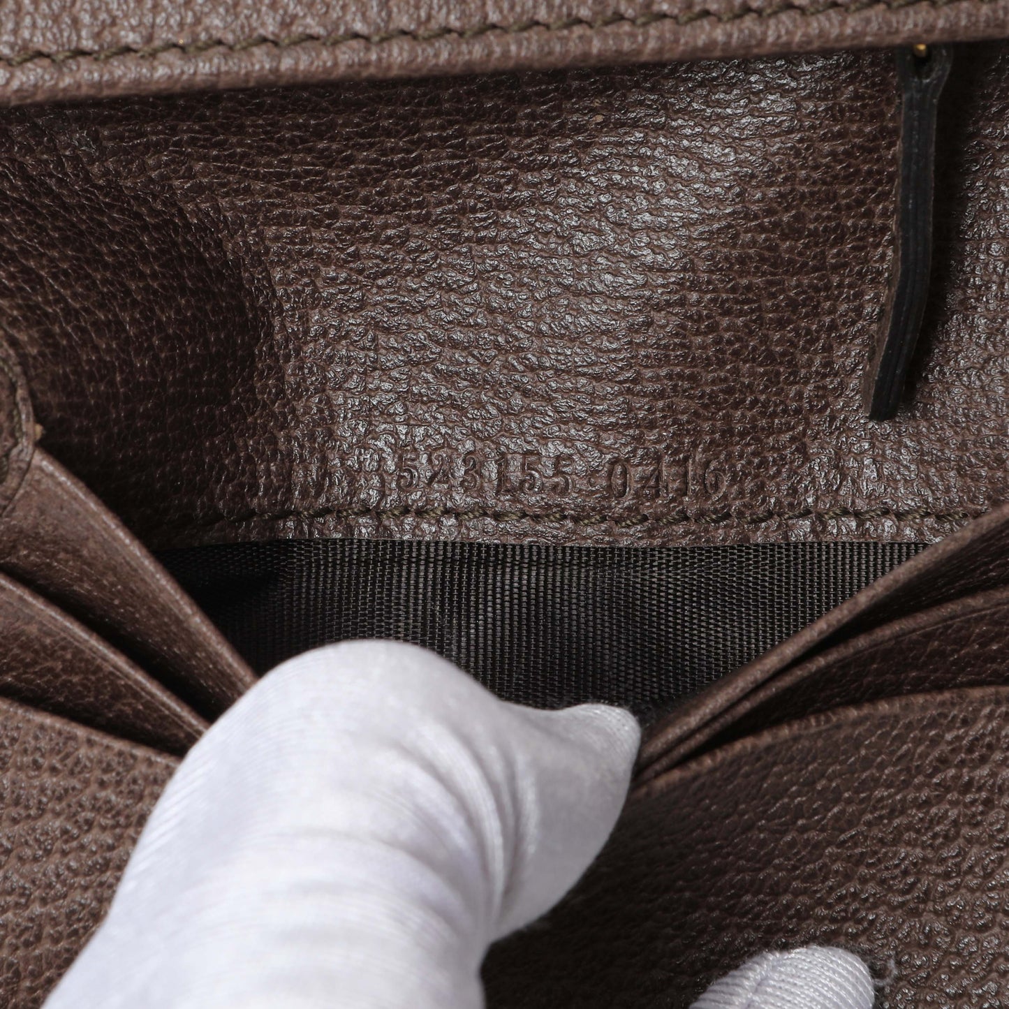 Exclusive Gucci GG Supreme Monogram Web Ophidia Card Case — Lifestyle View