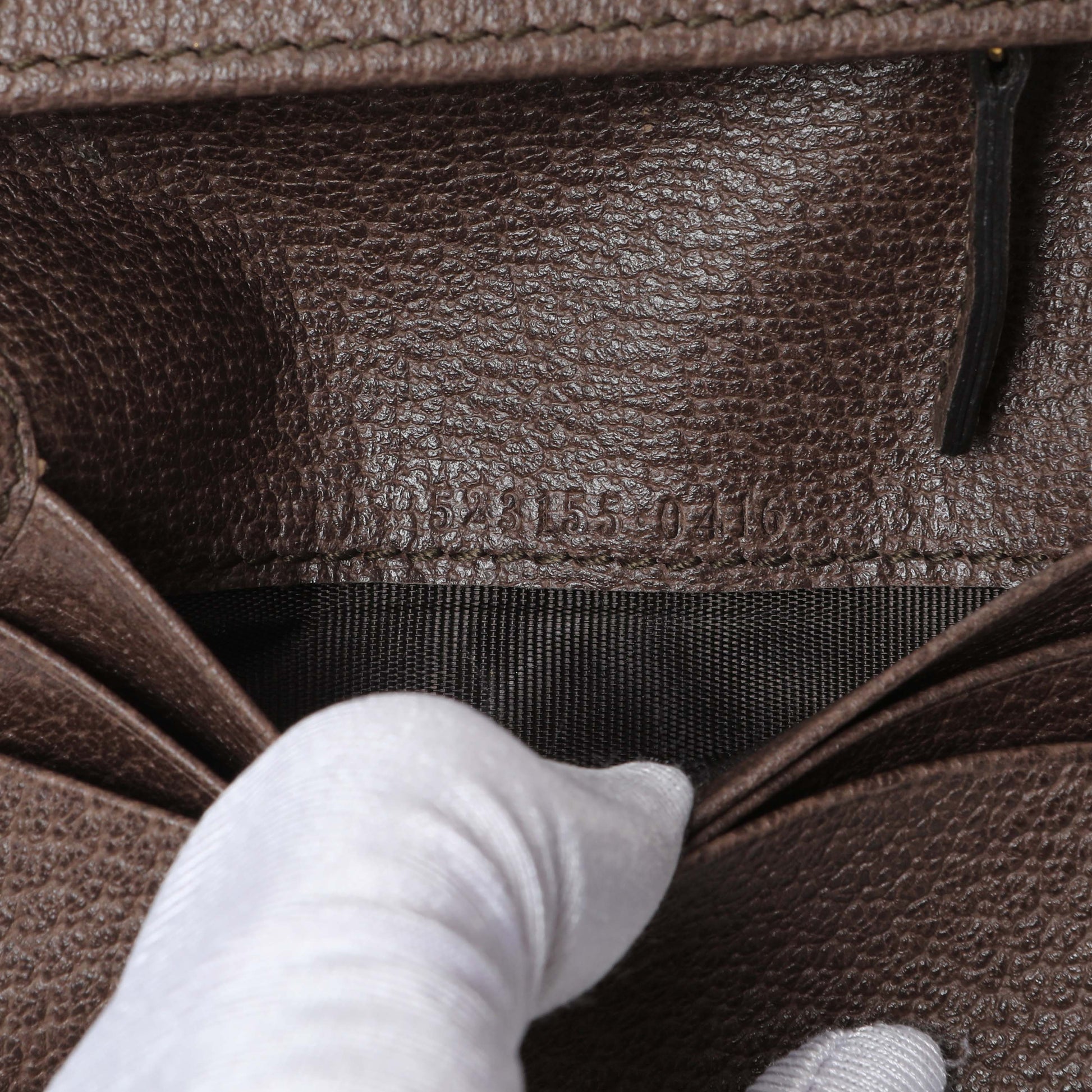Exclusive Gucci GG Supreme Monogram Web Ophidia Card Case — Lifestyle View