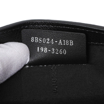Exclusive Fendi Black Calfskin F is Fendi Kan I Wallet On Chain — Lifestyle View
