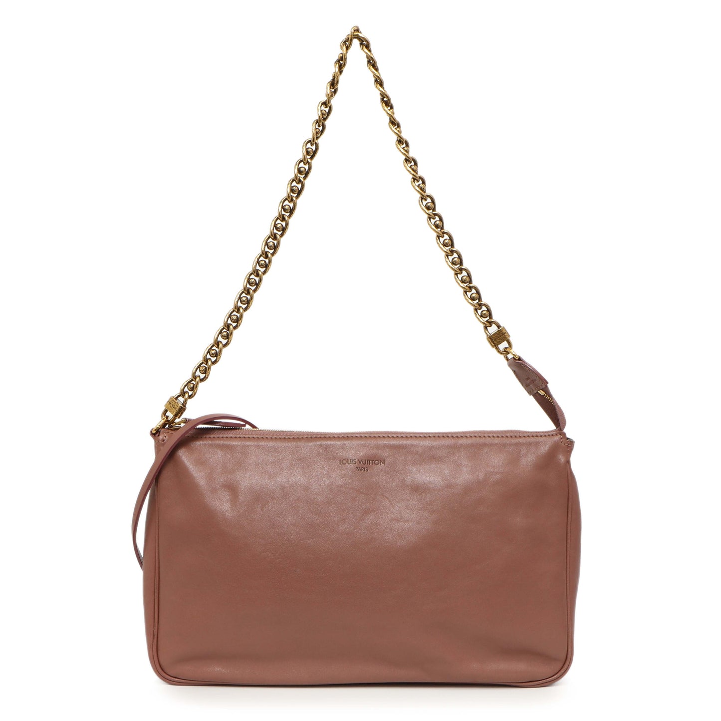 Exclusive Louis Vuitton Rose Cuir Boudoir Pochette Accessoires MM — Front View