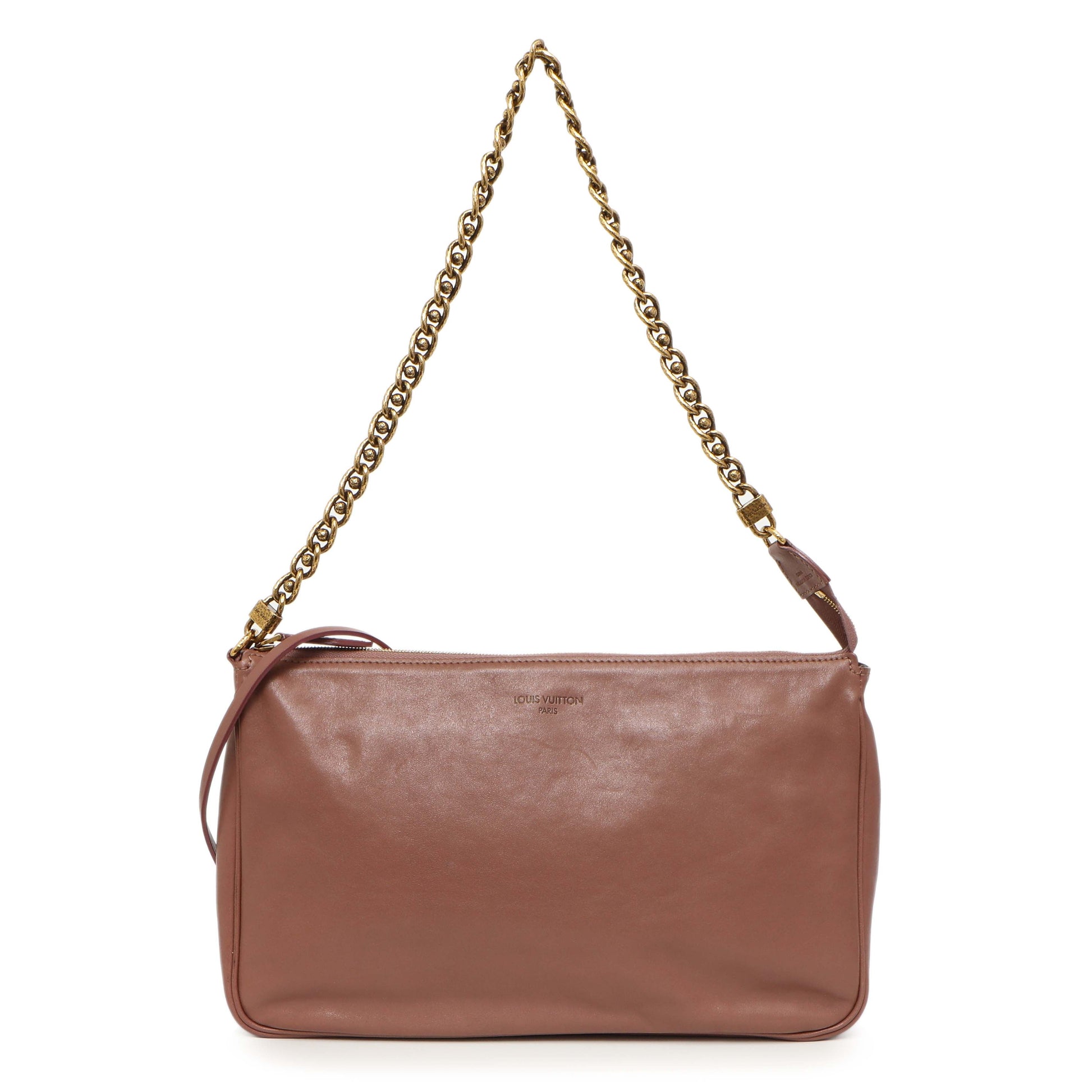 Exclusive Louis Vuitton Rose Cuir Boudoir Pochette Accessoires MM — Front View