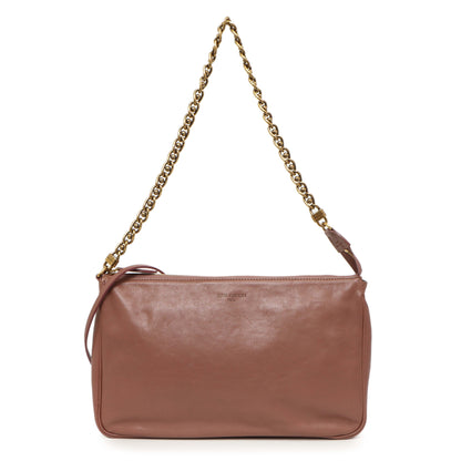 Exclusive Louis Vuitton Rose Cuir Boudoir Pochette Accessoires MM — Front View