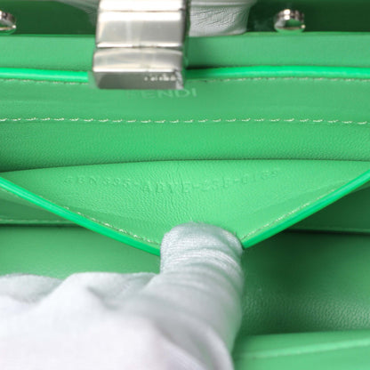 Exclusive Fendi Edamame Shiny Nappa Petite Peekaboo I SEE U Satchel — Lifestyle View