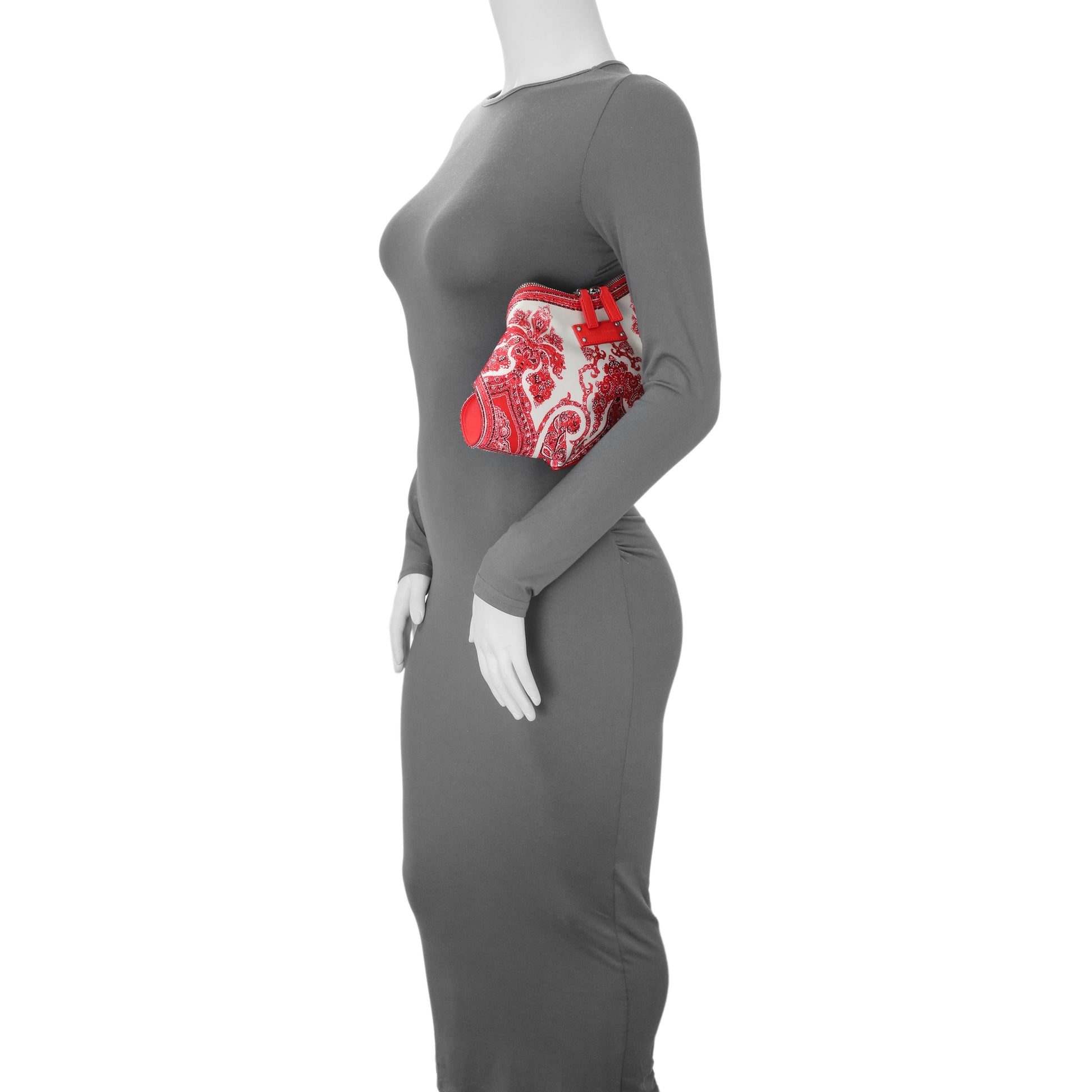Exclusive Alexander McQueen Satin De Manta Clutch — Alternate View 7