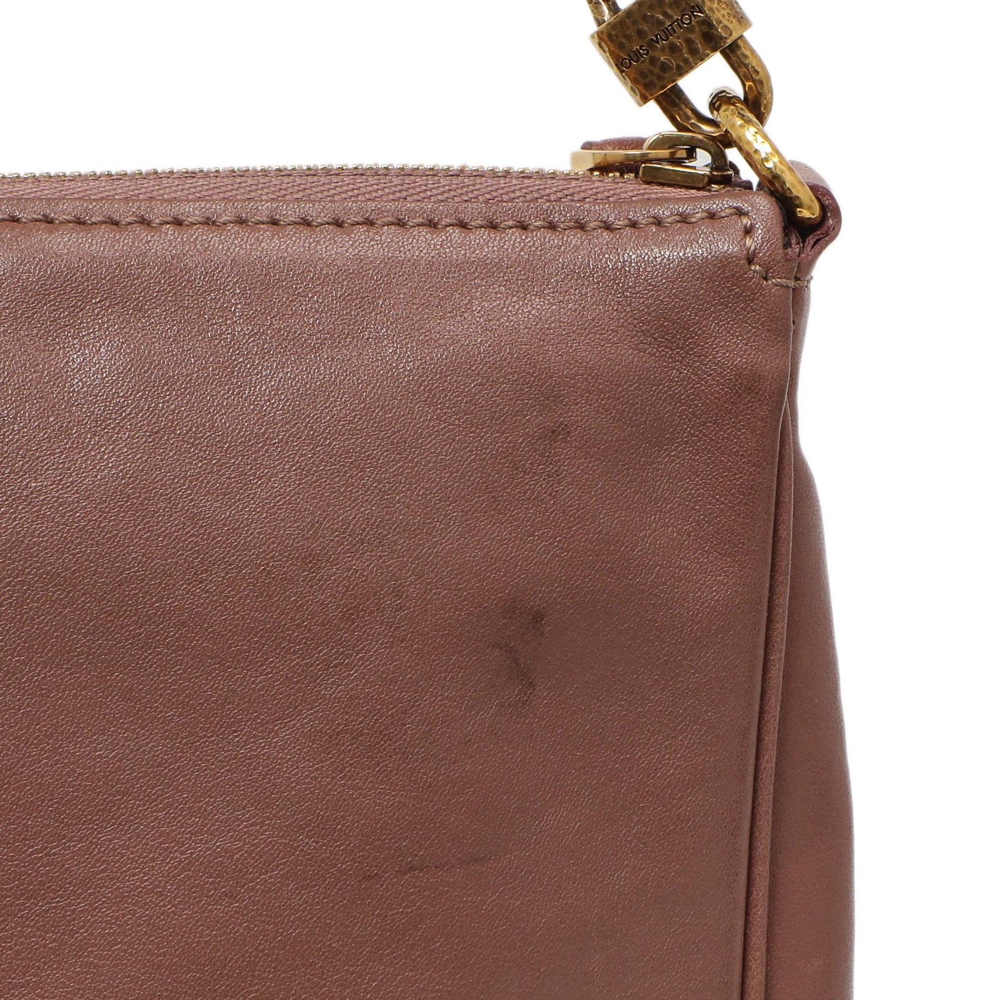 Exclusive Louis Vuitton Rose Cuir Boudoir Pochette Accessoires MM — Alternate View 12