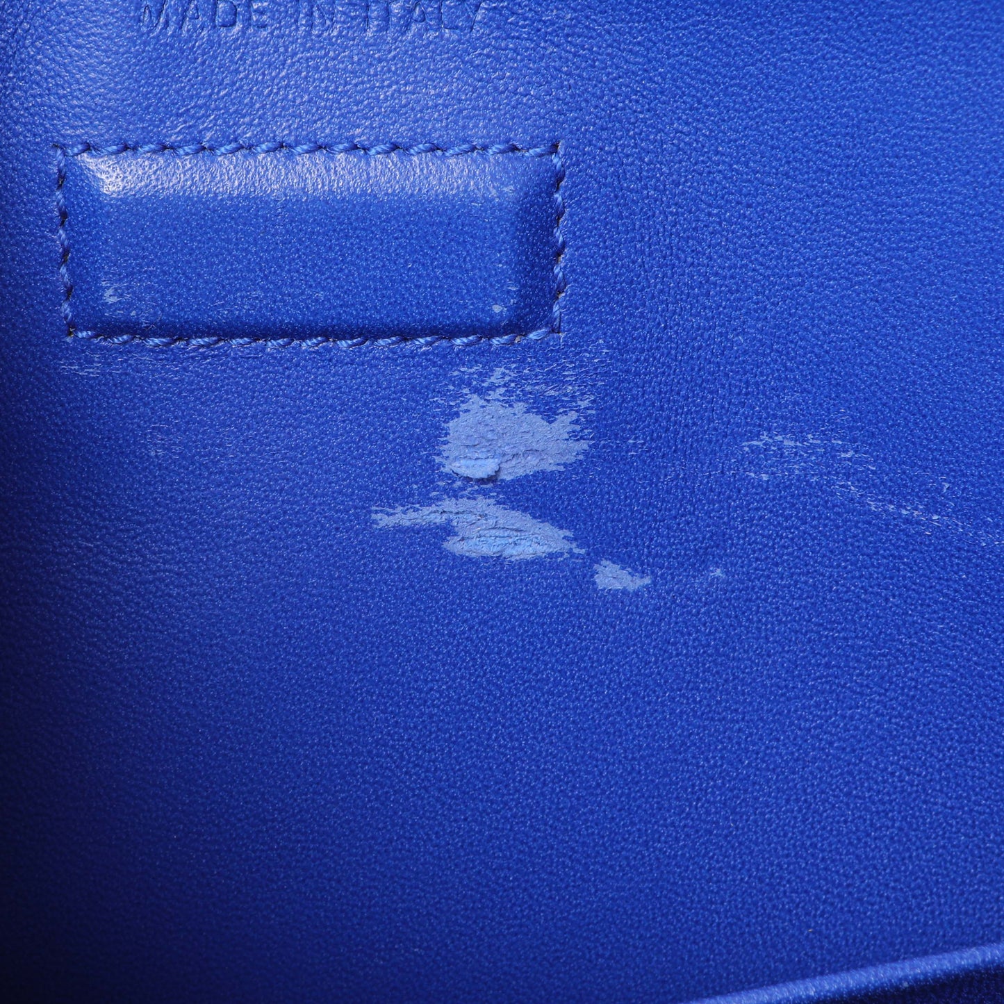 Exclusive Christian Dior Blue Bullcalf Medium Diorever Flap — Alternate View 11