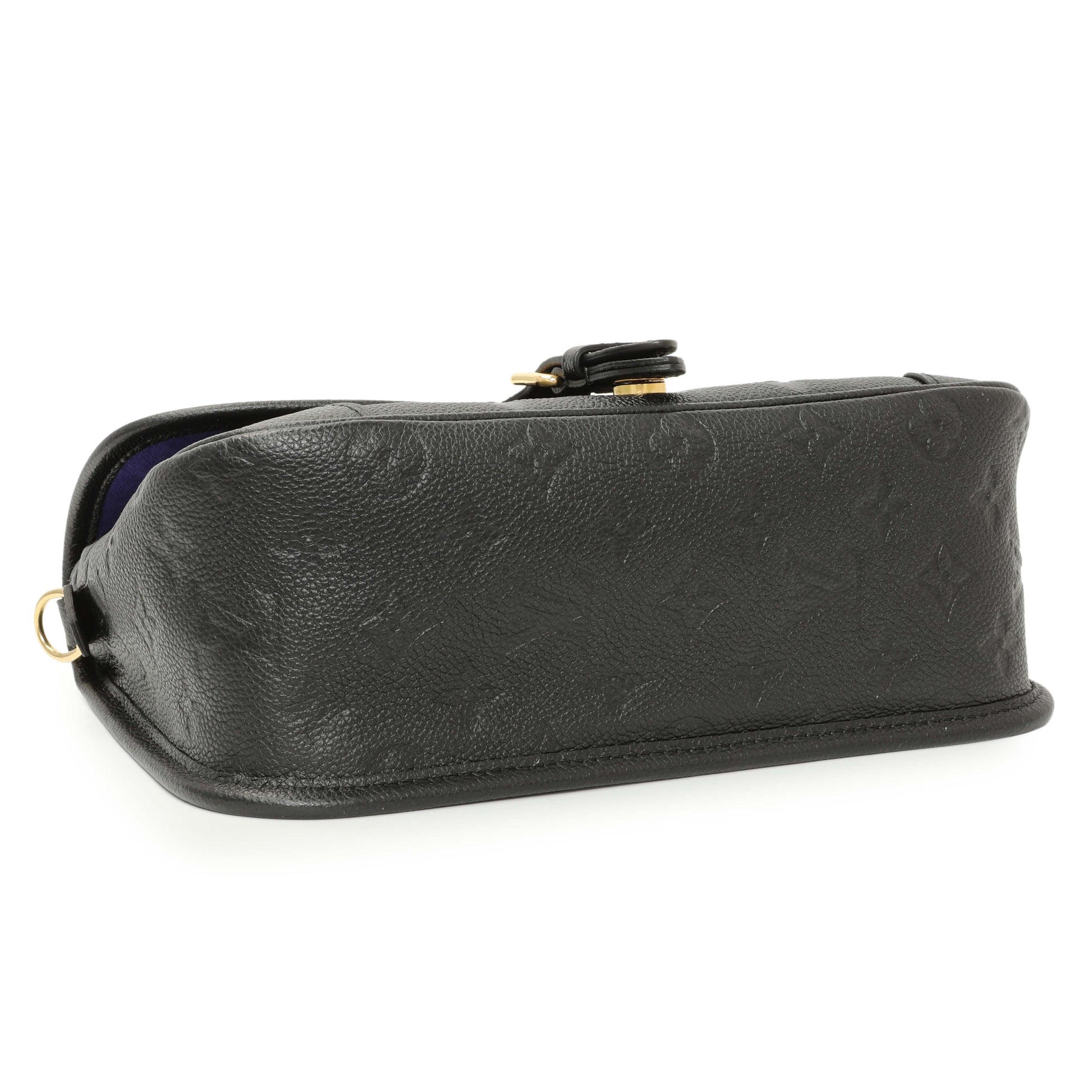 Exclusive Louis Vuitton Black Empreinte Monogram Giant Diane — Back View