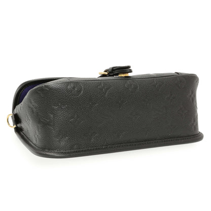 Exclusive Louis Vuitton Black Empreinte Monogram Giant Diane — Back View