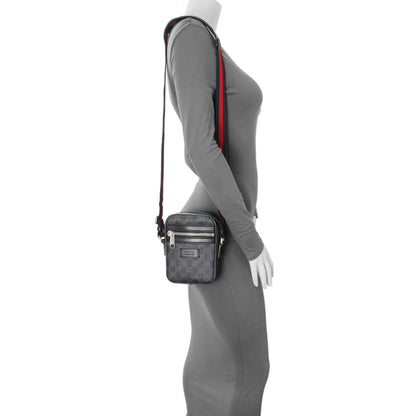 Exclusive Gucci Black GG Supreme Monogram Mini Messenger — Alternate View 7