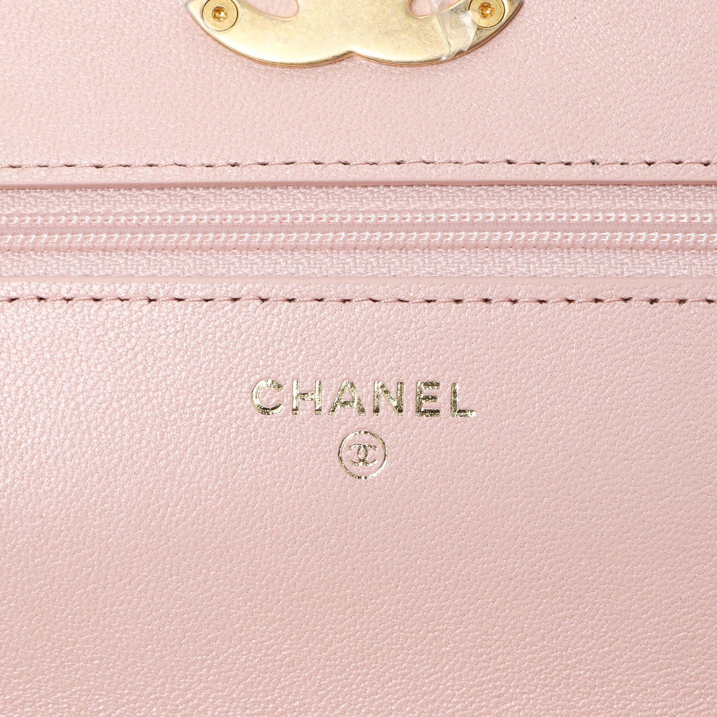 Exclusive Chanel Pink Quilted Lambskin Chanel 19 Wallet on Chain — Lifestyle View