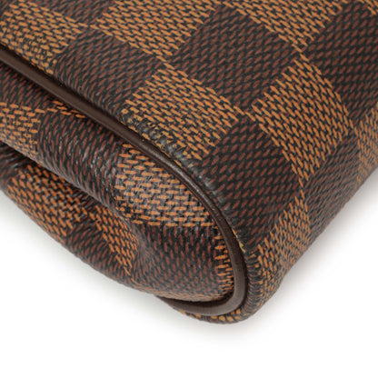 Exclusive Louis Vuitton Damier Ebene Eva Clutch — Top View