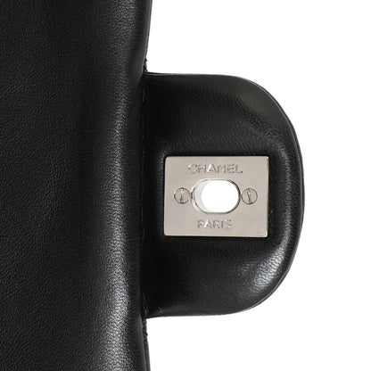 Exclusive Chanel  Black  Quilted  Lambskin  Medium Classic Double Flap — Alternate View 10