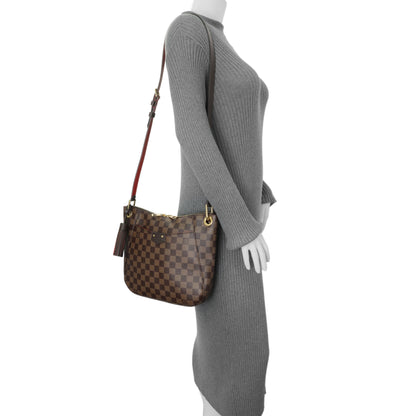 Exclusive Louis Vuitton Damier Ebene South Bank Besace — Alternate View 7