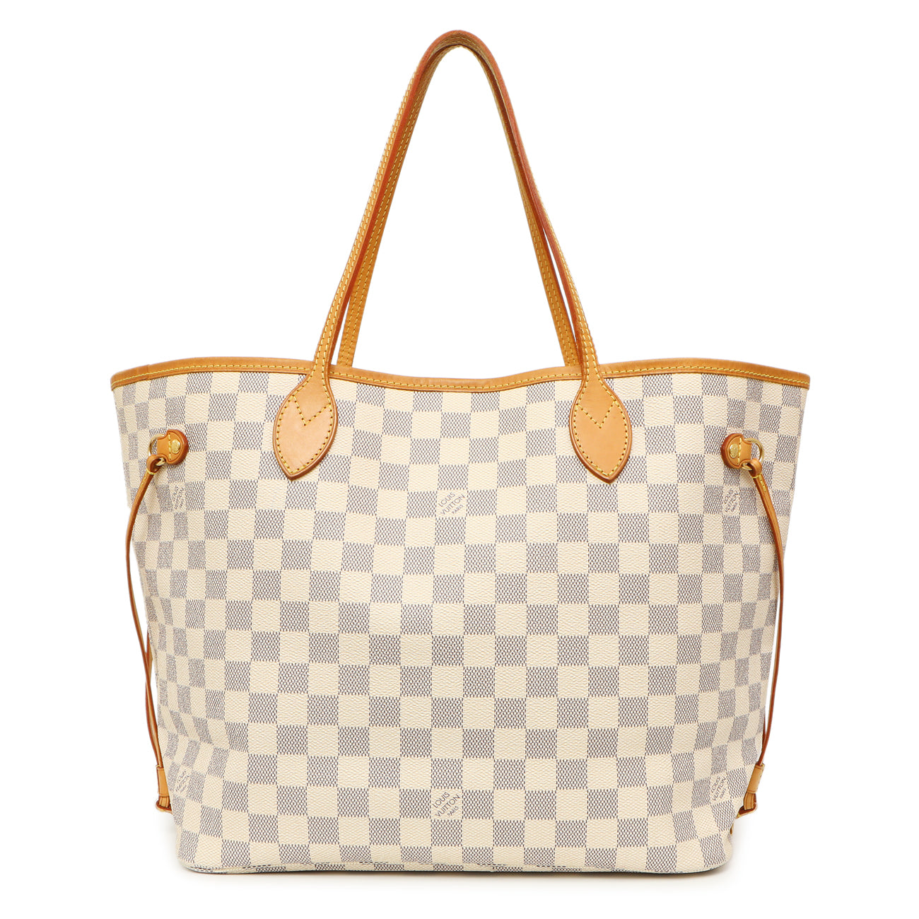 Exclusive Louis Vuitton Damier Azur Neverfull MM — Front View