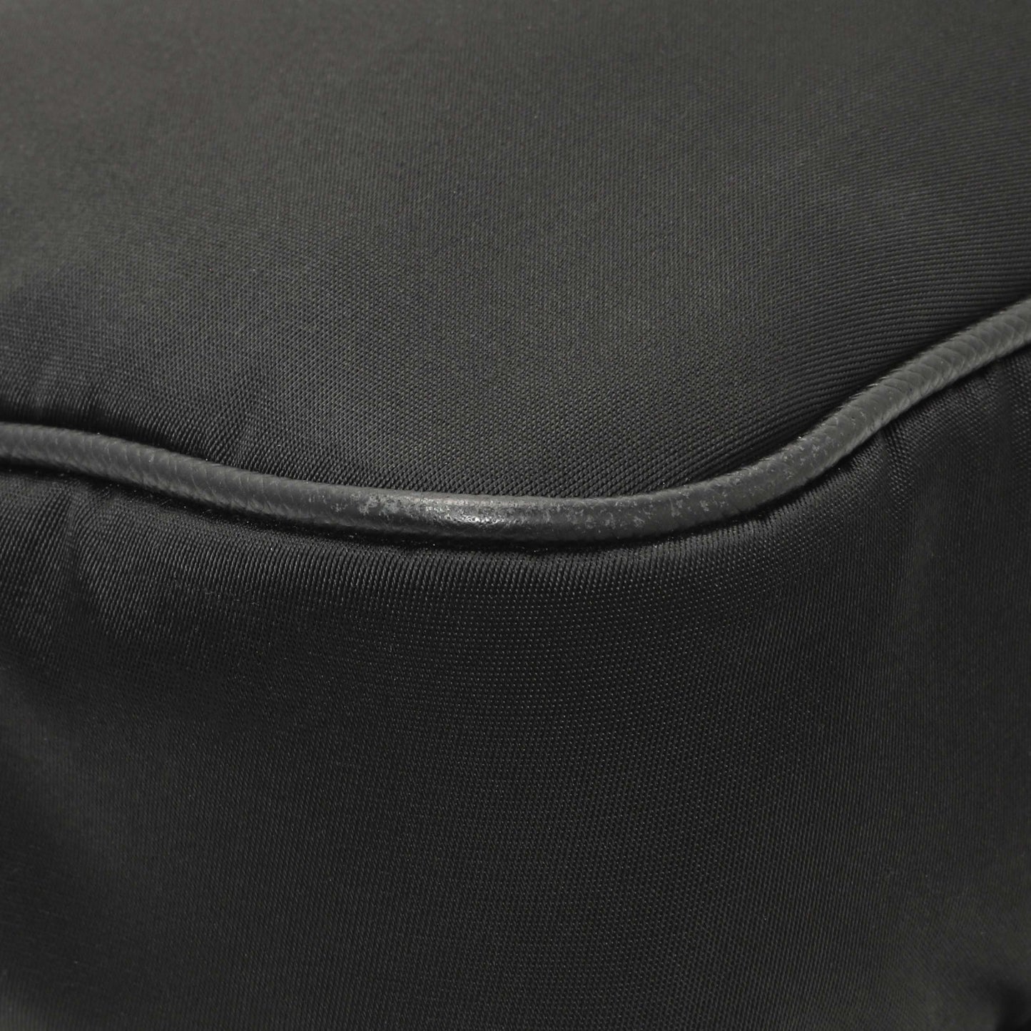 Exclusive Prada Black Re-Nylon Saffiano Double Pouch Shoulder Bag — Lifestyle View