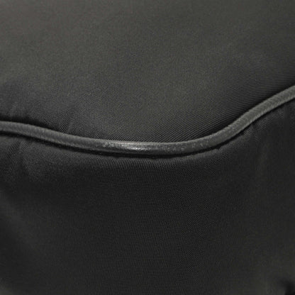 Exclusive Prada Black Re-Nylon Saffiano Double Pouch Shoulder Bag — Lifestyle View