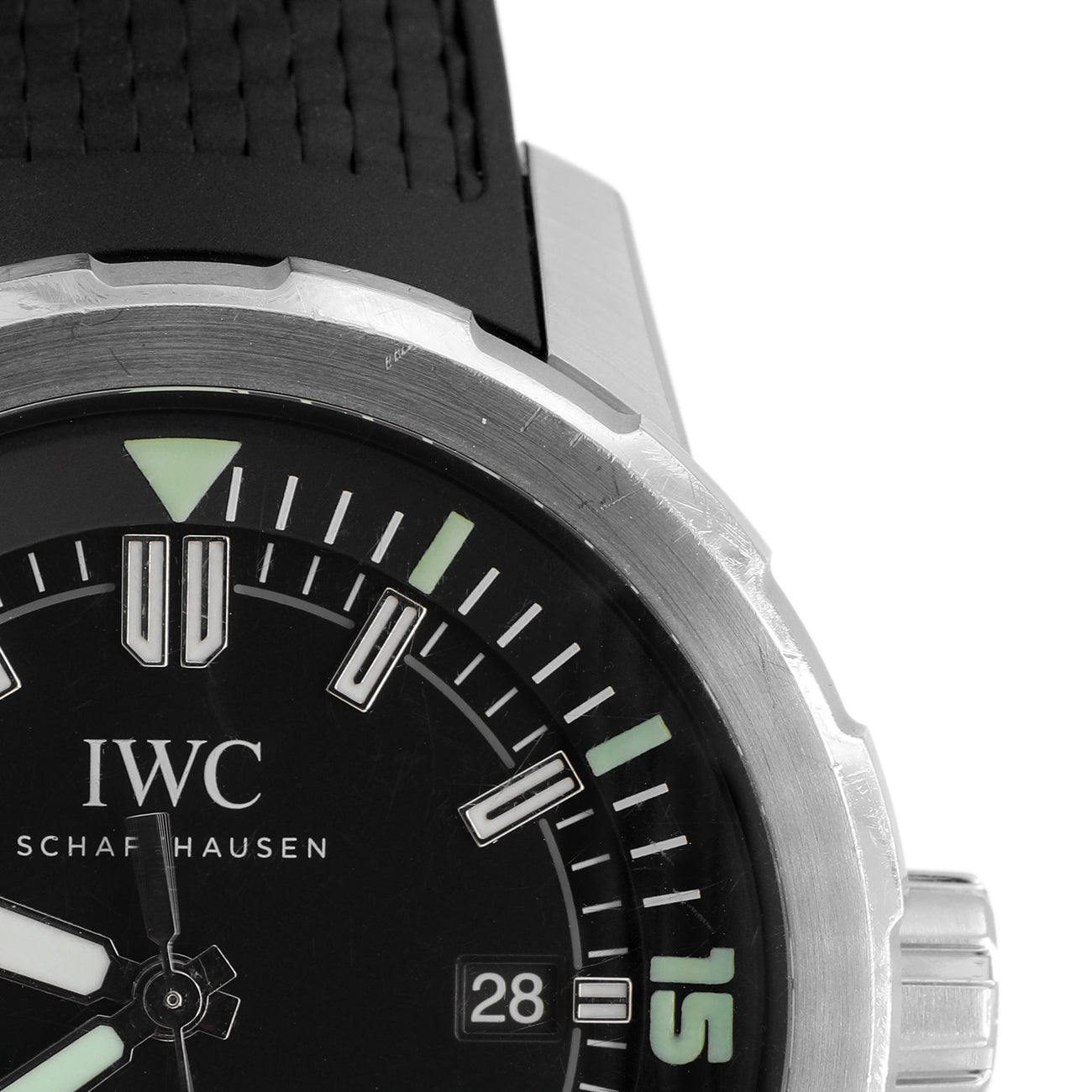 Exclusive IWC Stainless Steel Aquatimer Automatic IW329001 — Lifestyle View