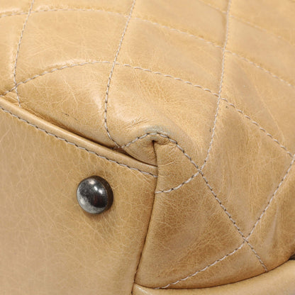 Exclusive Chanel Quilted Glazed Calfskin Stitch It Fold Over Shoulder Bag — Detail View