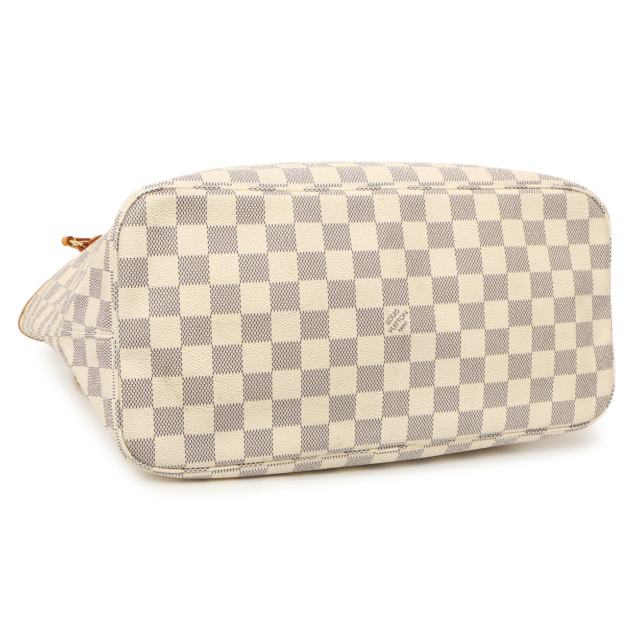 Exclusive Louis Vuitton Damier Azur Neverfull MM — Back View