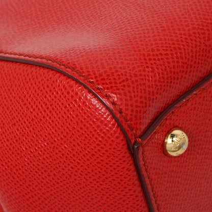 Exclusive Dolce & Gabanna Red Calfskin Medium Miss Sicily — Lifestyle View