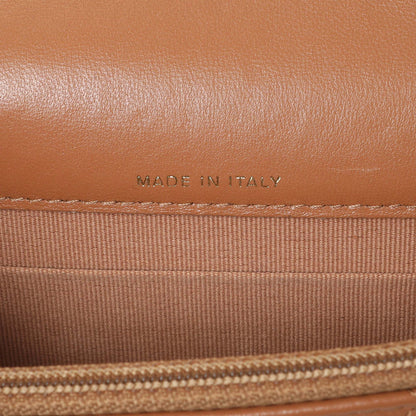 Exclusive Chanel Brown Lambskin Quilted Chanel 19 Glasses Case With Chain — Alternate View 11