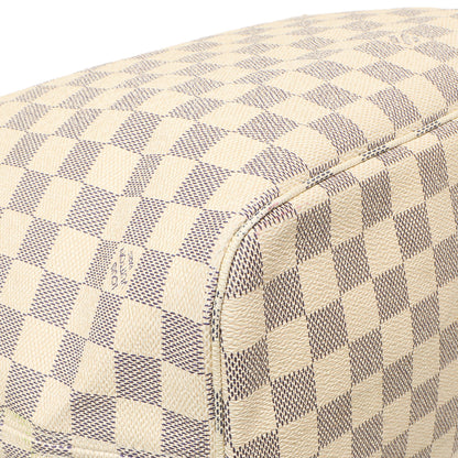 Exclusive Louis Vuitton Damier Azur Neverfull MM — Top View